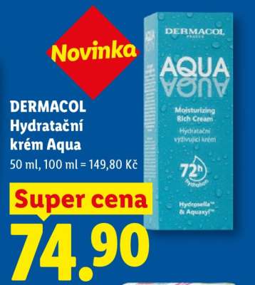 DERMACOL Hydratační krém Aqua