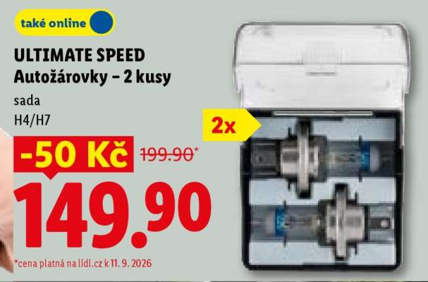 ULTIMATE SPEED Autožárovky - 2 kusy