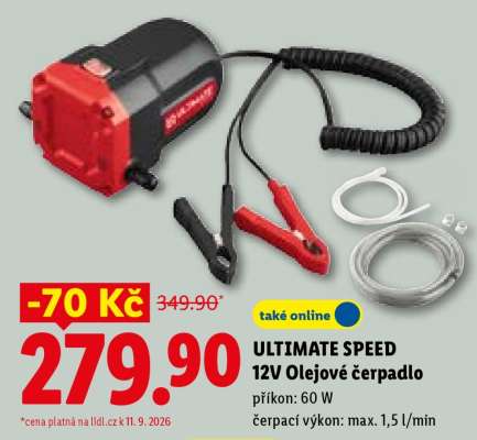ULTIMATE SPEED 12V Olejové čerpadlo