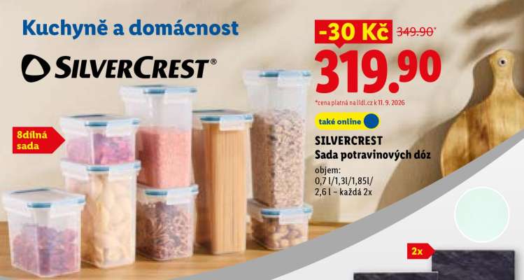SILVERCREST SADA POTRAVINOVÝCH DÓZ