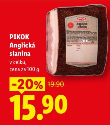 PIKOK ANGLICKÁ SLANINA