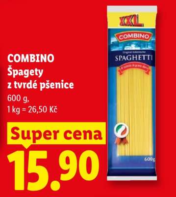 COMBINO Špagety z tvrdé pšenice