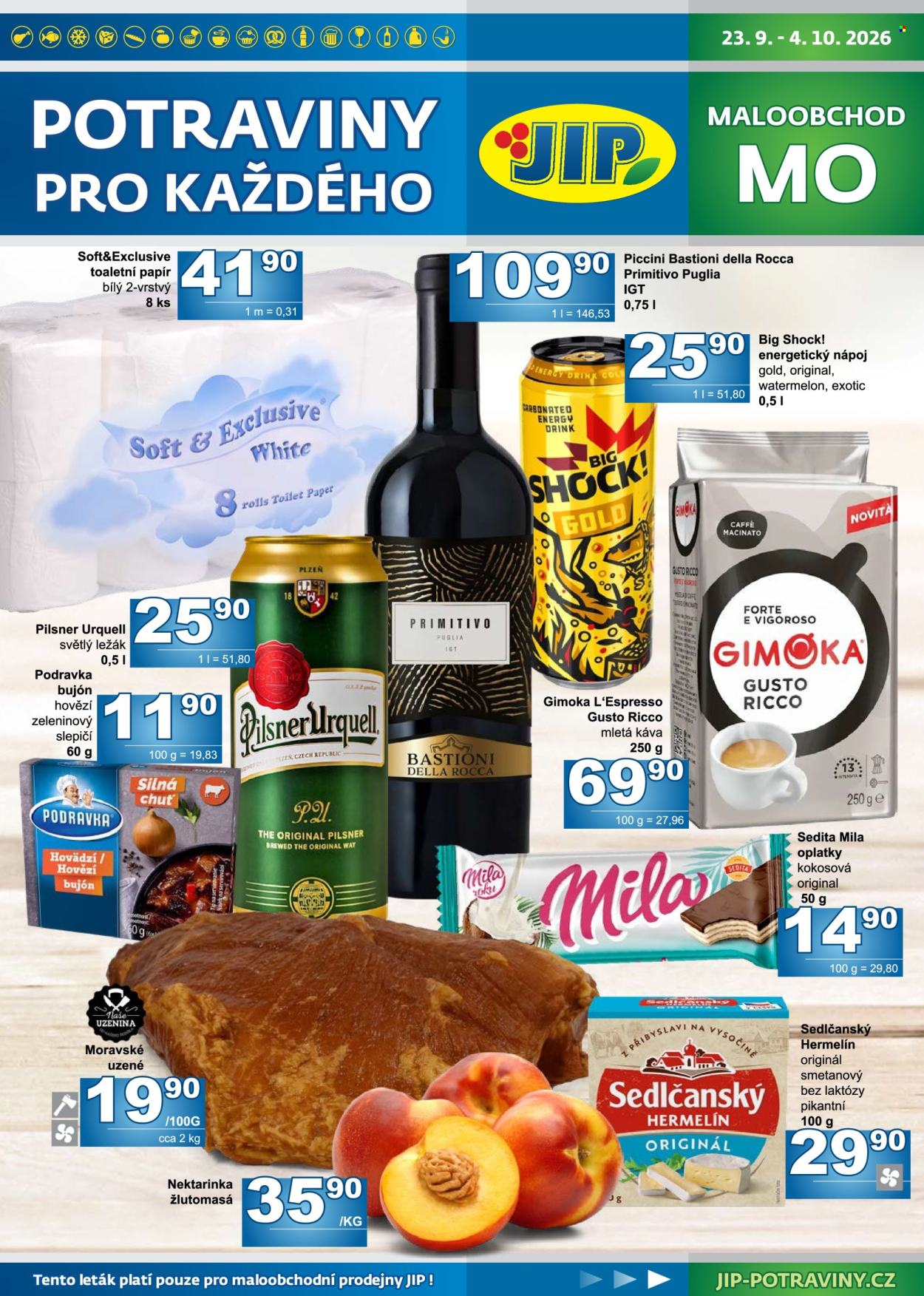 Leták JIP - 23. 9. 2026 - 4. 10. 2026. Strana 1