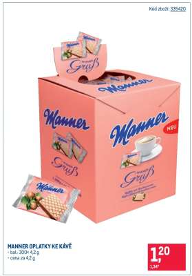 Manner oplatky ke kávě